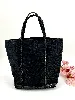 cabas vanessa bruno en toile noire taille xs