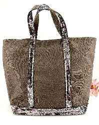 cabas vanessa bruno en toile taille toupe taille m