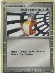 carte pokémon double guérison totale 86/100 fr