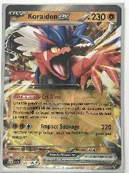 carte pokémon koraidon 125/198