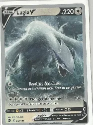 carte pokémon lugia v 138/195 fr