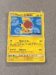 carte pokémon pikachu de sacha sm114