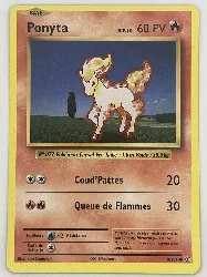carte pokémon ponyta 19/108 fr