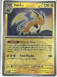 carte pokémon raichu 019/091 fr