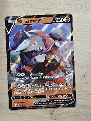carte pokémon rhinastoc-v 095/189 fr