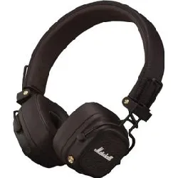 casque supra auriculaire marshall major v bluetooth brown