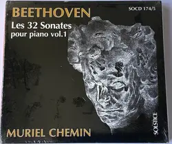 cd beethoven - muriel chemin - les 32 sonates pour piano vol. 1 (2000)