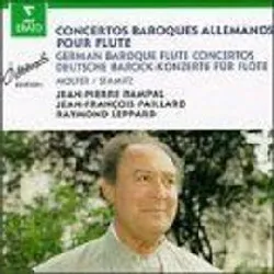 cd conc. baroques allemands pour flûte rampal, flûte