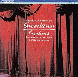 cd ludwig van beethoven, gewandhausorchester leipzig, václav neumann - ouvertüren = overtures (1986)