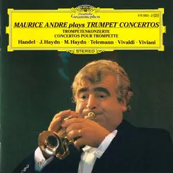 cd maurice andré - maurice andré plays trumpet concertos : handel - j.haydn - telemann - vivaldi - viviani (1986)