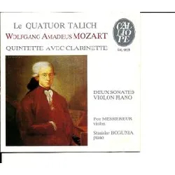 cd mozart : quintette avec clarinette ¿ deux sonates pour violon et piano