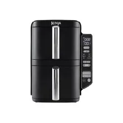 cd ninja doublestack sl300eu - friteuse avec peu d'huile - 7.6 litres - 2.47 kwatt - noir