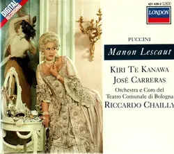 cd puccini - kiri te kanawa, josé carreras, orchestra e coro del teatro comunale di bologna, riccardo chailly - manon lescaut (198