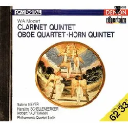 cd quintette pour clarinette et cor - quatuor pour hautbois