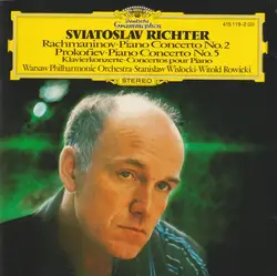 cd sviatoslav richter - rachmaninov - prokofiev - warsaw philharmonic orchestra - stanislaw wislocki - witold rowicki - klavierkon