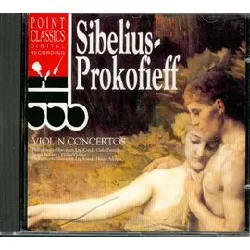 cd violin concertos de sibelius - prokofieff