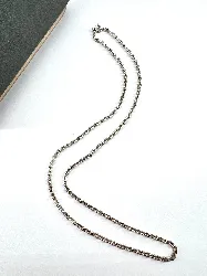 chaîne argent maille forçat argent 800 millième (19 ct) 15,27g