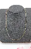 chaîne maille corde or 750 millième (18 ct) 1,30g