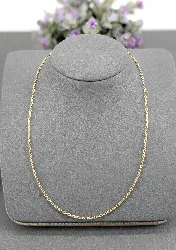 chaîne maille forçat limé or 750 millième (18 ct) 9,27g