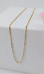 chaîne maille torsadée or 375 millième (9 ct) 1,61g