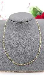 chaîne or maille figaro or 750 millième (18 ct) 5,08g