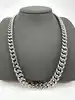 collier chaîne a.p.c. maille gourmette en laiton argenté l51cm
