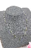 collier orné de petites boules d'or en charm or 750 millième (18 ct) 2,70g