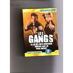 dvd coffret 3 100% action : la loi des arts martiaux + danger zone iii + final impact