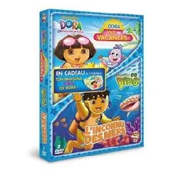 dvd dora l'exploratrice : vive les vacances ! - diego et l'inconnu des mers - coffret