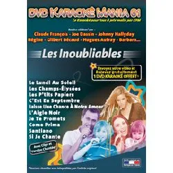 dvd karaoké mania volume 1 - les inoubliables