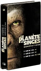 dvd la planète des singes : les versions 1968, 2001 et 2011 - édition steelbook limitée