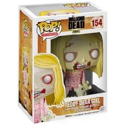 figurine funko! pop - the walking dead - girl teddy bear zombie