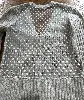 gilet femme see by chloé en laine et le dos en dentelle