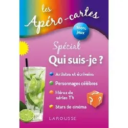livre apéro - cartes, spécial qui suis - je ?