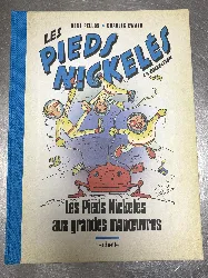 livre bd les pieds nickelés - aux grandes manoeuvres - 1976