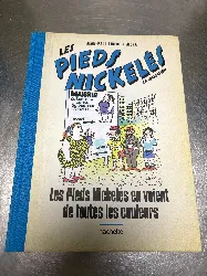 livre bd les pieds nickelés - en voients de toutes les couleurs - 1988