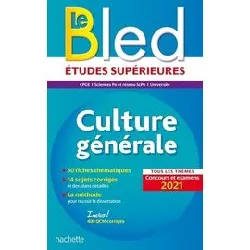livre bled supérieur - culture générale, examens et concours 2022