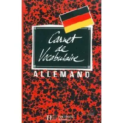 livre carnet de vocabulaire allemand