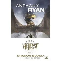 livre dragon blood, t1 : le sang du dragon (prix hellfest inferno 2018)