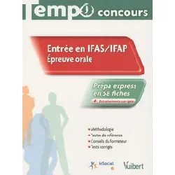 livre entrée en ifas ifap