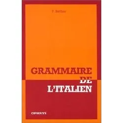 livre grammaire de l'italien