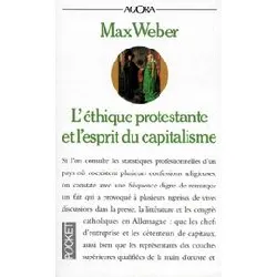 livre l'éthique protestante et l'esprit du capitalisme