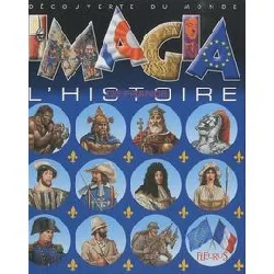 livre l'histoire de france - avec un puzzle