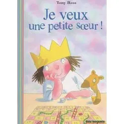 livre la petite princesse - je veux une petite soeur !