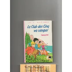 livre le club des cinq va camper