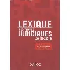 livre lexique des termes juridiques 2021 - 2022 29ed