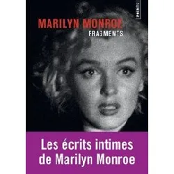 livre marilyn monroe fragments