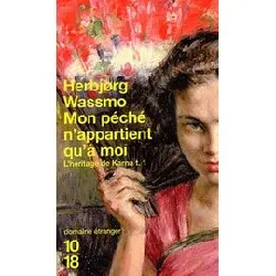 livre mon péché n'appartient qu'à moi