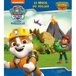 livre paw patrol la pat' patrouille - le réveil du volcan - dino rescue