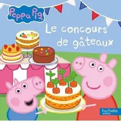 livre peppa pig - le concours de gâteaux